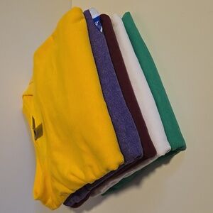 5 Gildan Heavy Cotton XL T-Shirt Bundle